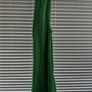 Aqua Green Formal Dress - Sleeveless Flowing Gown